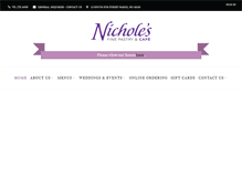 Tablet Screenshot of nicholesfinepastry.com